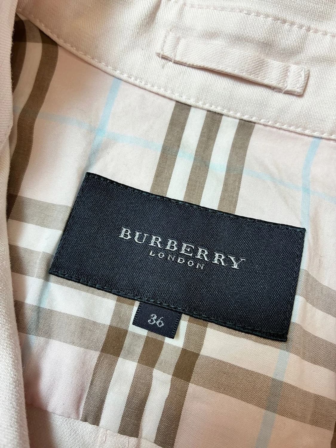 버버리 00's 재팬 핑크 숏 자켓 PN8267 상품이미지8