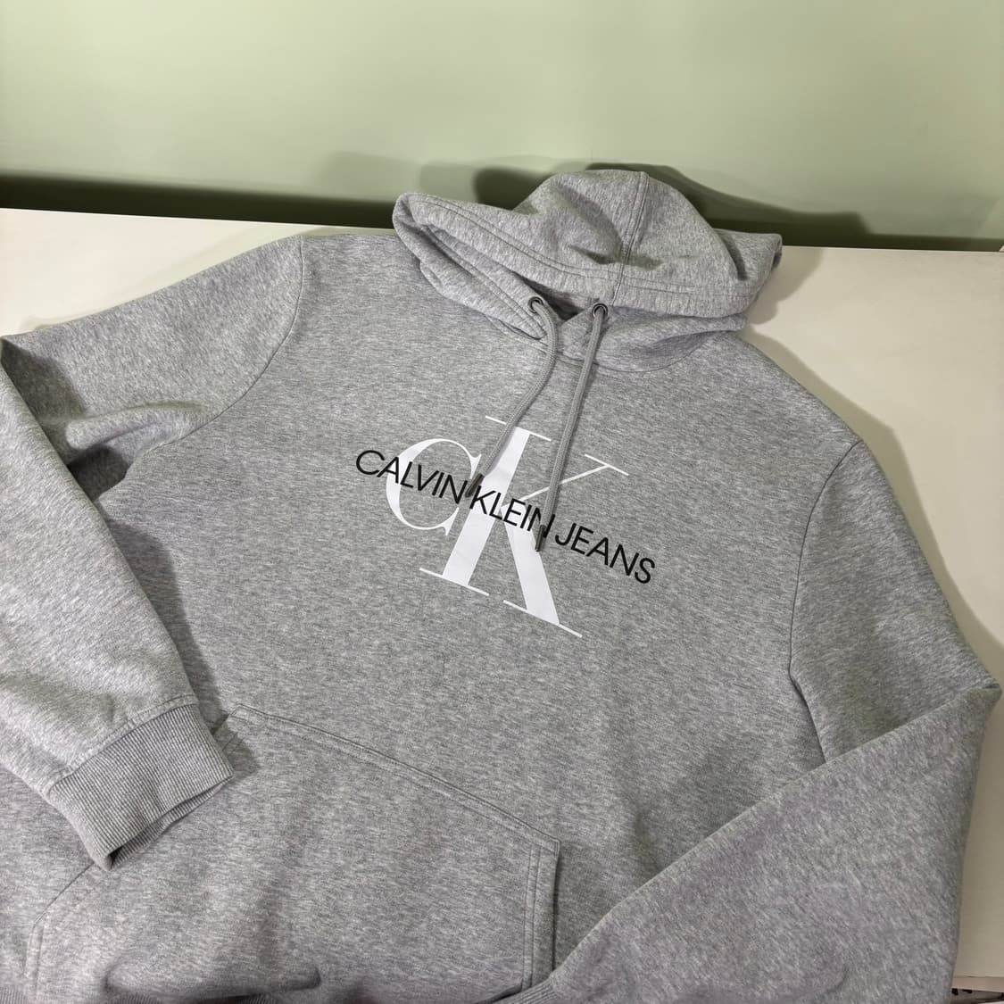 XL 캘빈클라인 CK 빅로고 후드티 상품이미지1