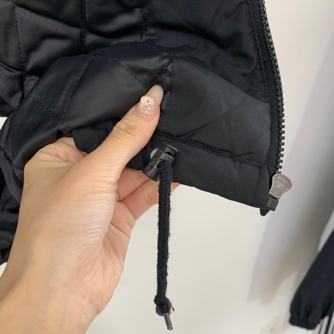 아디다스 빅로고 누빔안감 바람막이 점퍼 상품이미지6