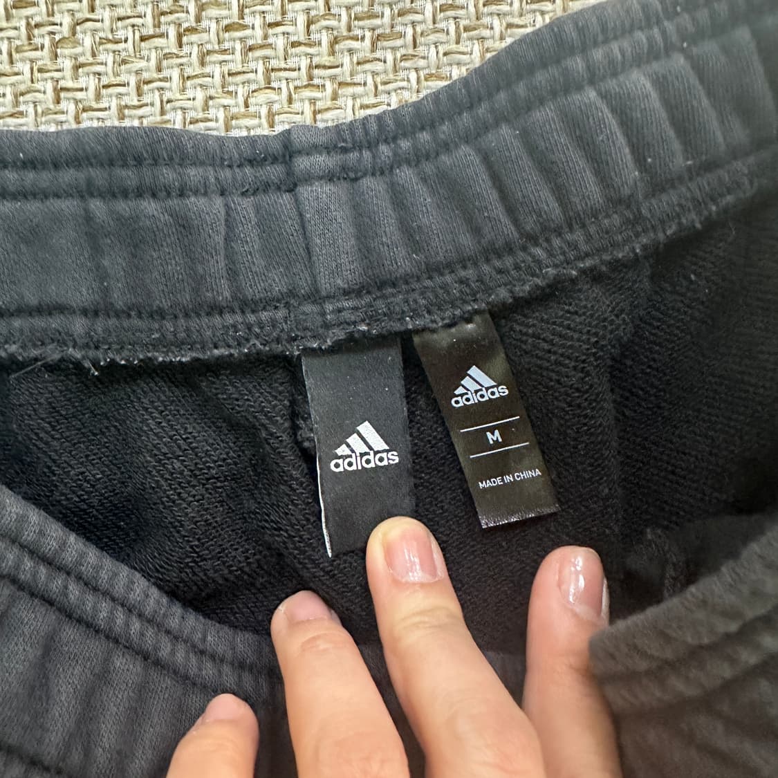 M 아디다스 레터링 조거 팬츠 0406D 상품이미지2