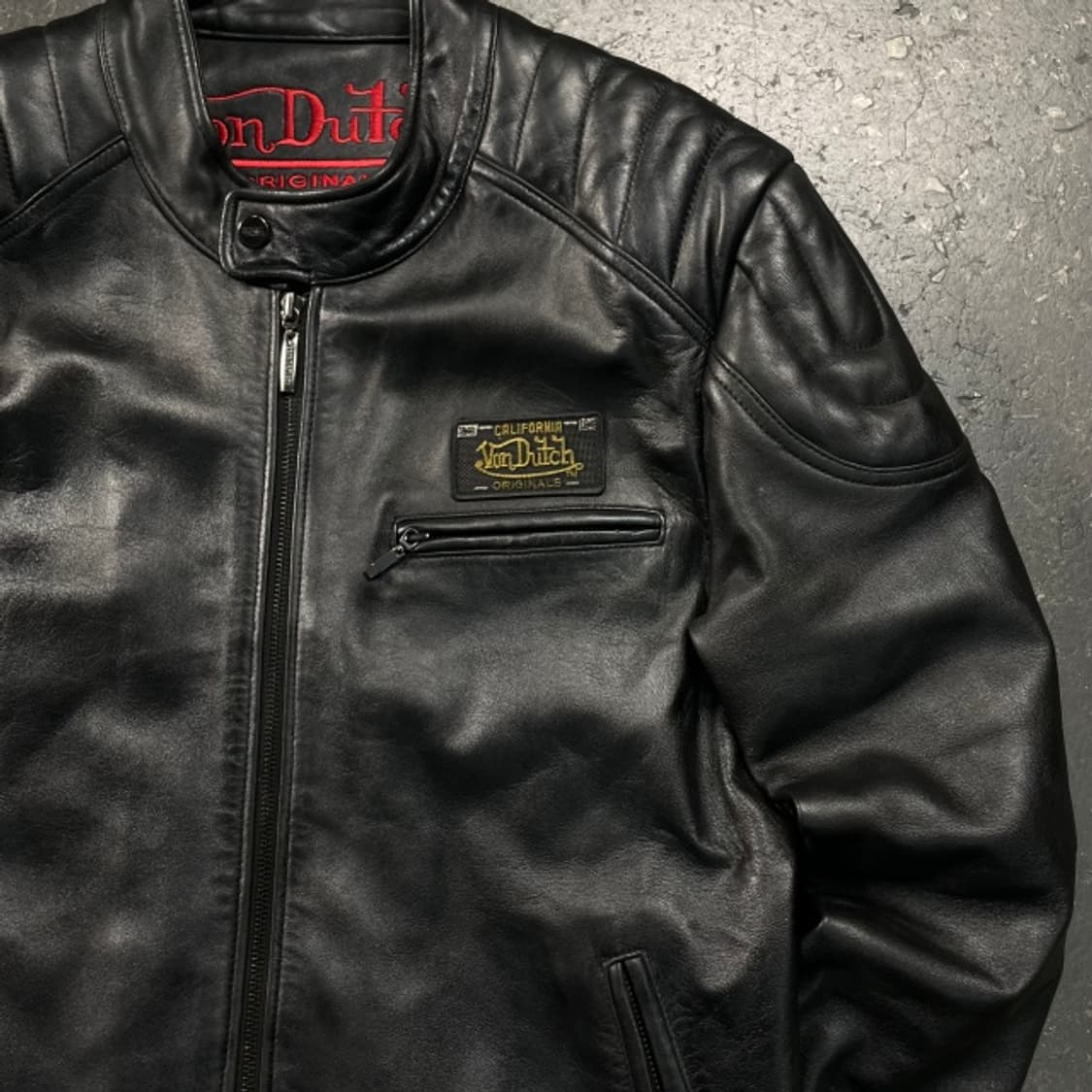 100 본더치 양가죽 라이더 자켓 상품이미지3