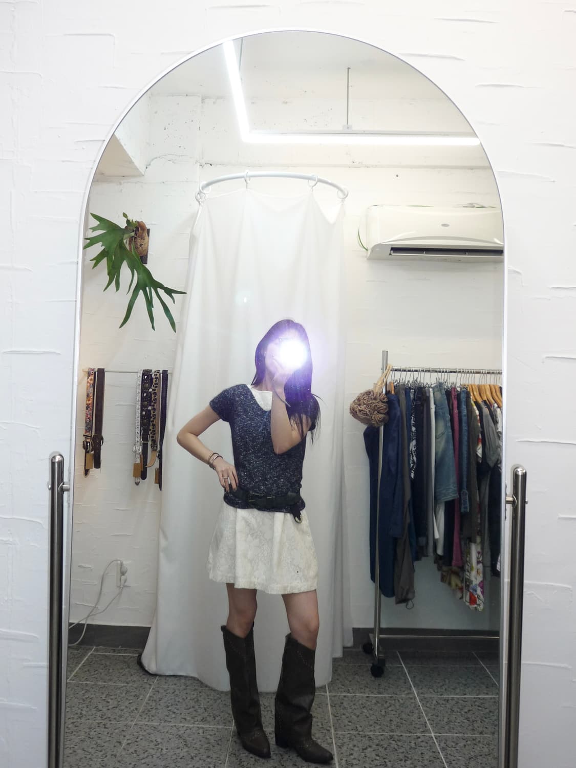 White mini dress 상품이미지1