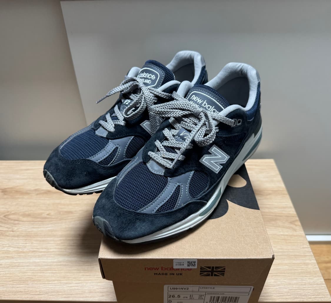 [265] 뉴발란스 991v2 네이비 상품이미지3