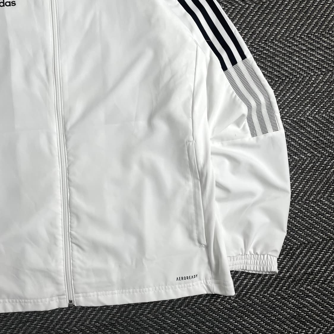 아디다스 우븐 올드스쿨 트랙 바람막이 화이트o 2978 상품이미지2
