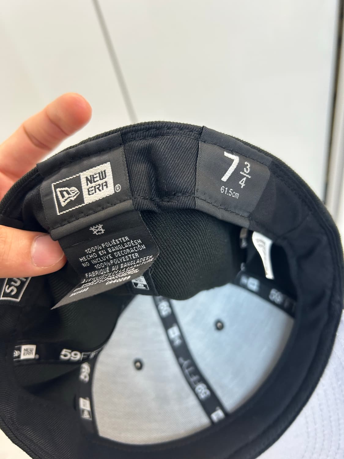 슈프림 뉴에라 모자 2피스 일괄 판매합니다 상품이미지3