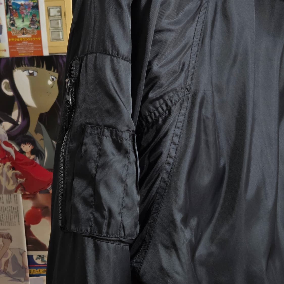 사우스 폴 올드스쿨 힙합 오버핏 항공 패딩 상품이미지8