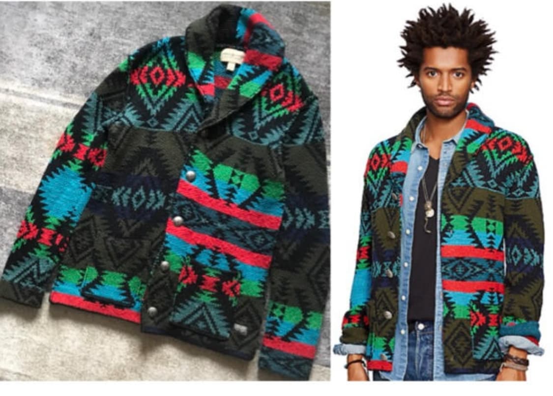 폴로 데님서플라이 나바호 숄카라 가디건  상품이미지1