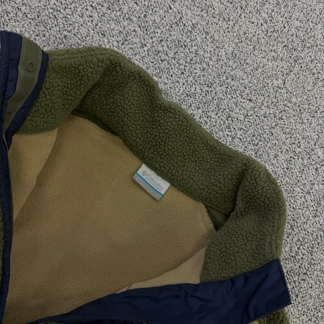 L 컬럼비아 반집업 후리스 플리스 0127H1 상품이미지3