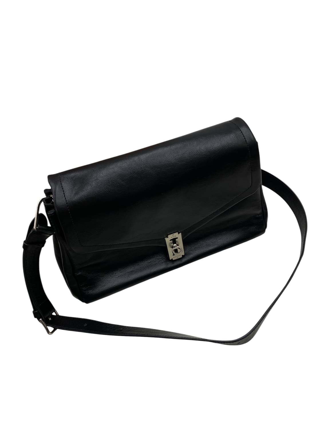 분크 블랙 바게트백 상품이미지3