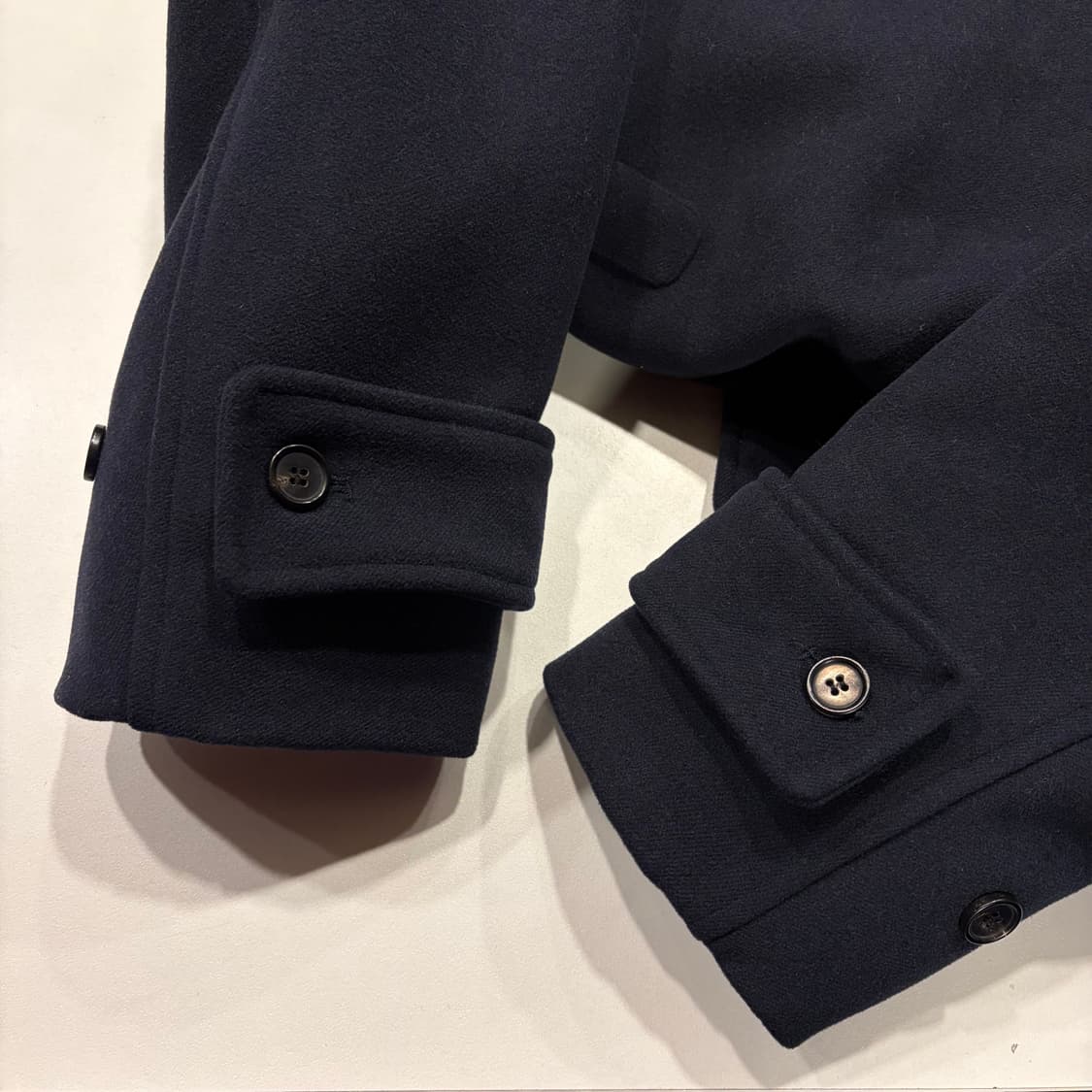 [L] PARTIMENTO 파르티멘토 네이비 떡볶이 더플 코트 C383 상품이미지5