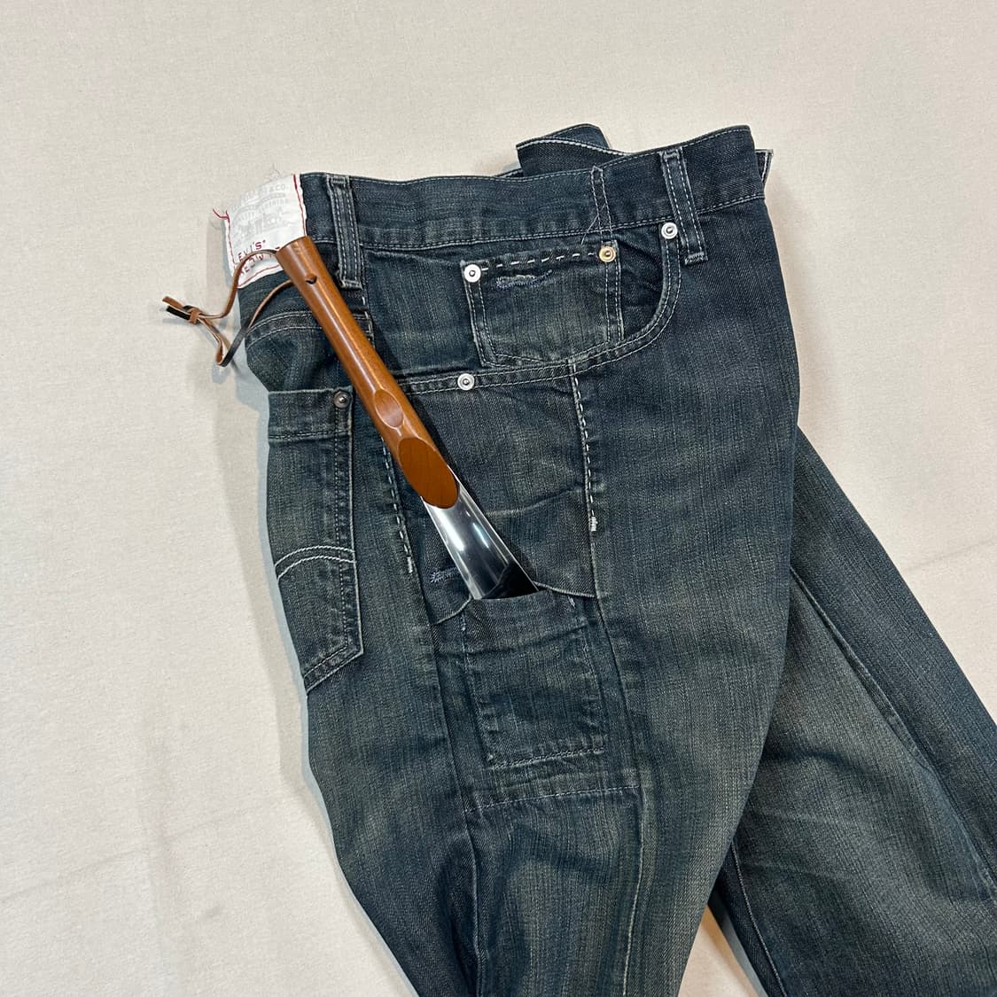 34inch) 리바이스 701 스트레이트 데님 청바지 상품이미지7