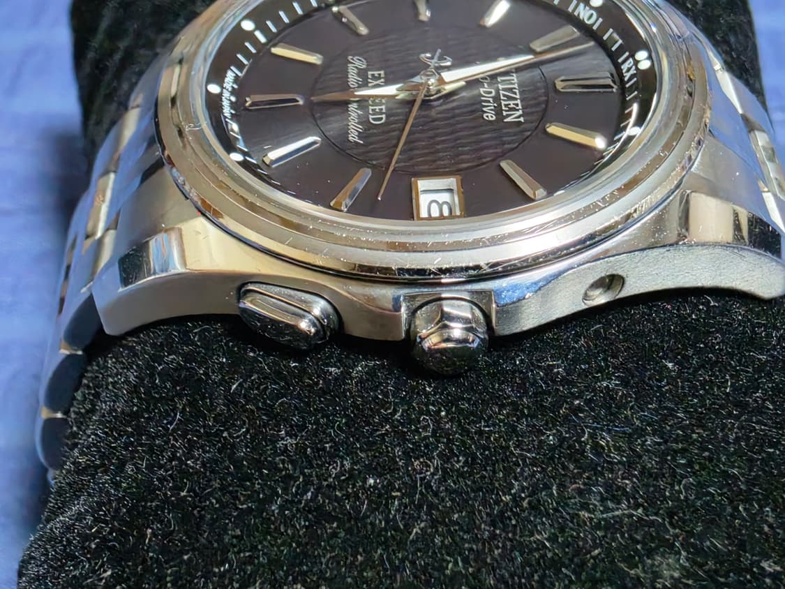 시티즌 시계 익시드 EBG74-2644 22년 일본 스탬핑, 작년 배터리 상품이미지5