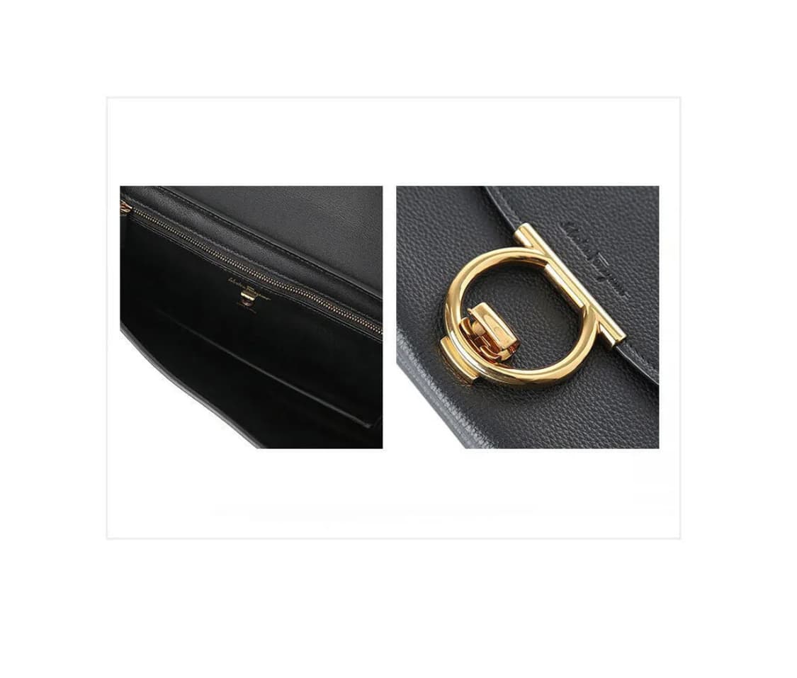 페라가모 간치니 마고 클러치백/블랙 상품이미지3