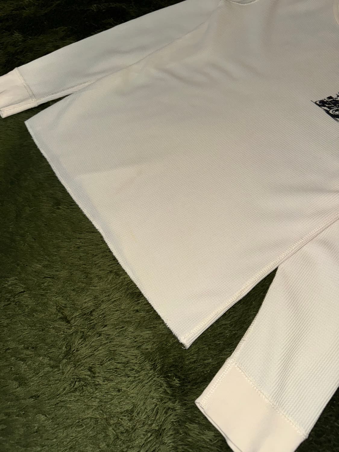 [S] 러셀 애슬레틱 재팬 블랙탑 모터사이클 굿즈 써멀 와플 롱슬리브 상품이미지5