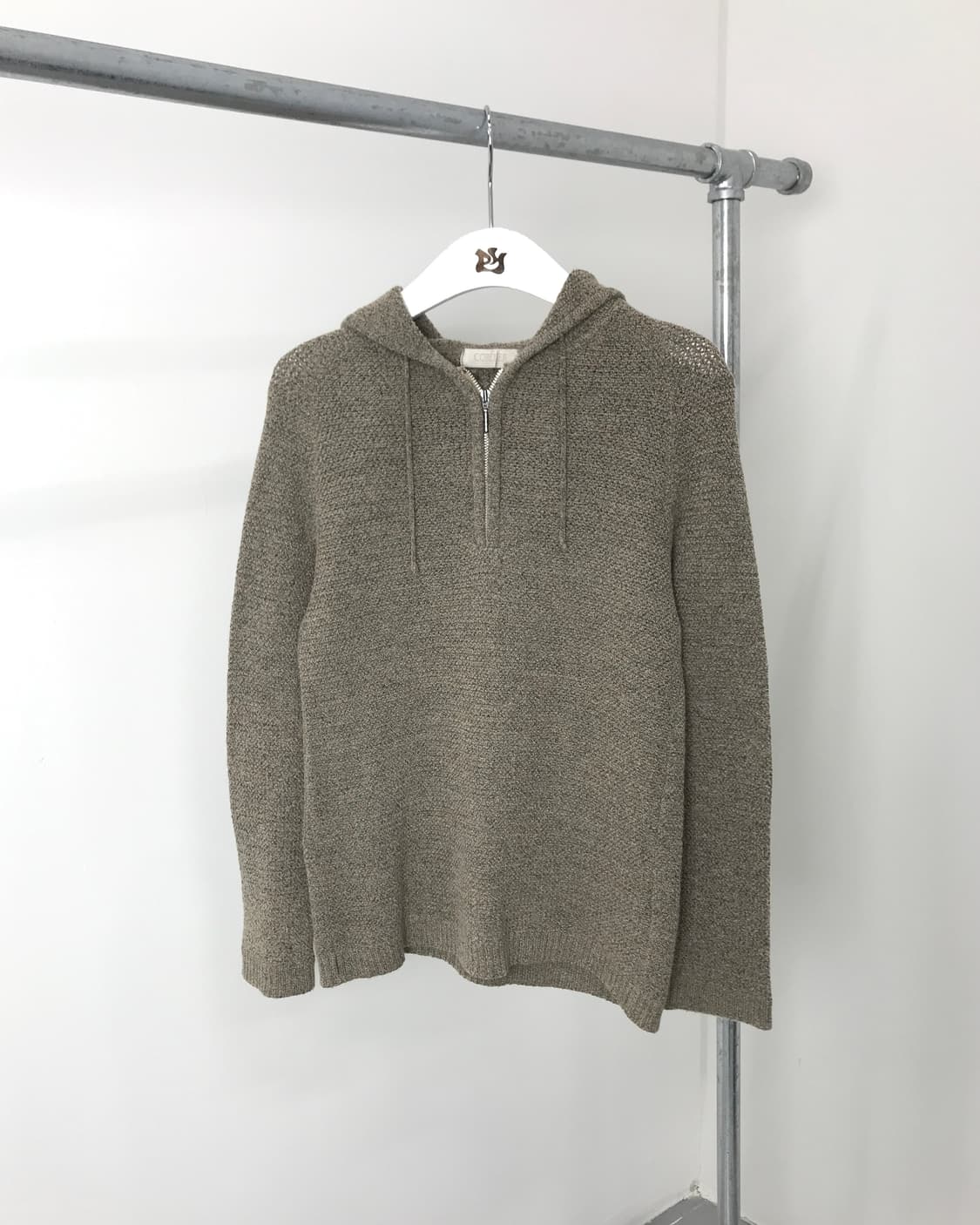 Cordier Beige Wool Hoodies 상품이미지3