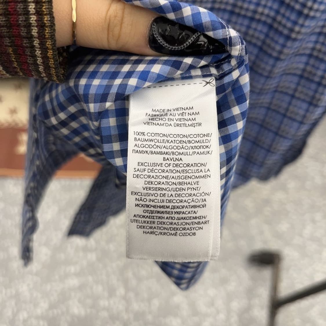 폴로 랄프로렌 모던캐주얼 오버핏 체크 셔츠 L C08665 상품이미지6