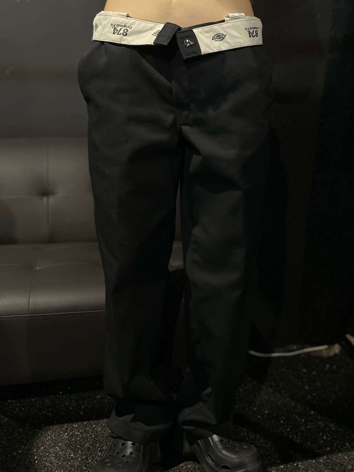 디키즈 874 블랙 면바지 상품이미지1