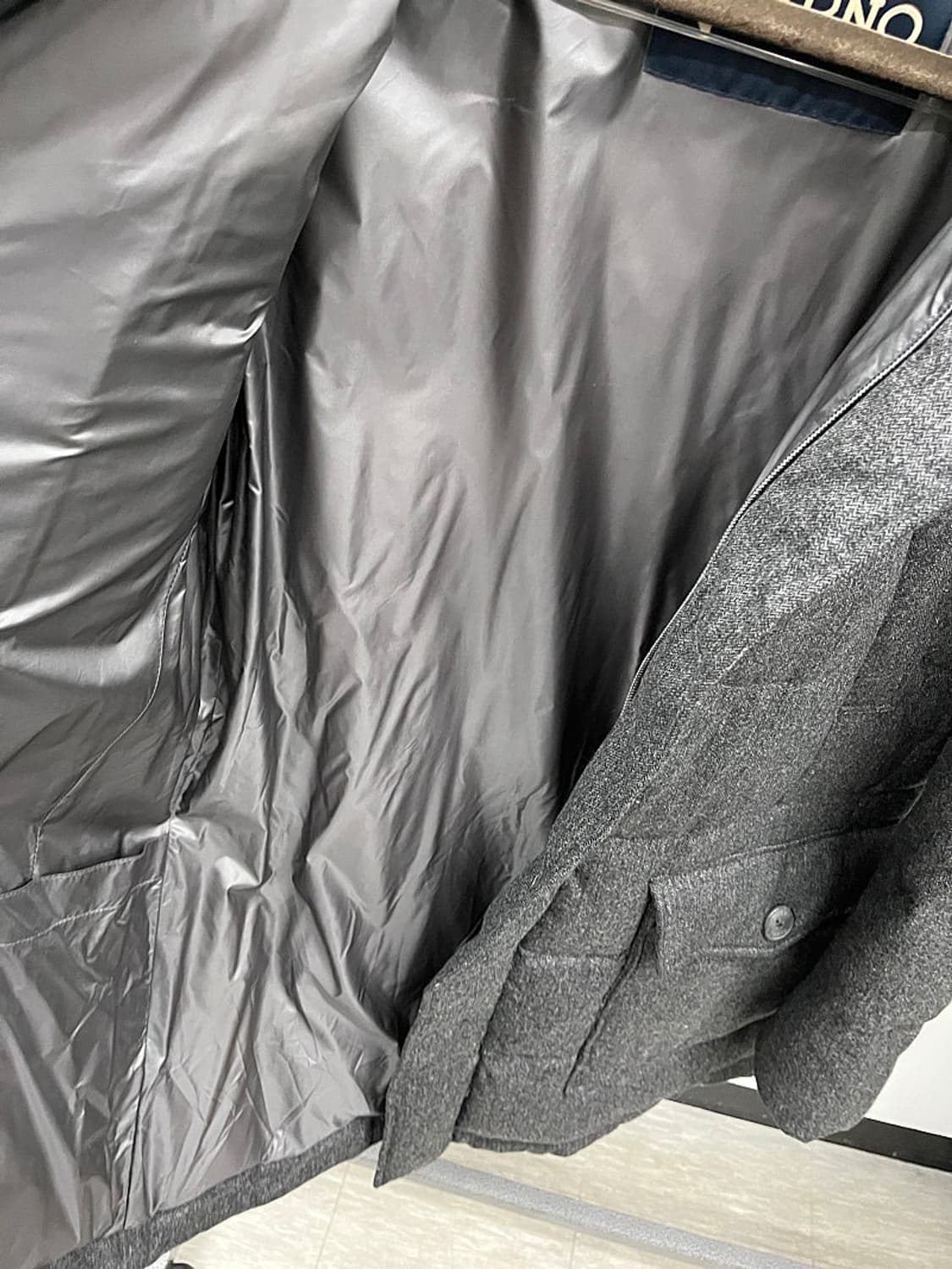 100-105) 에르노 로로피아나 캐시미어 다운패딩  상품이미지9