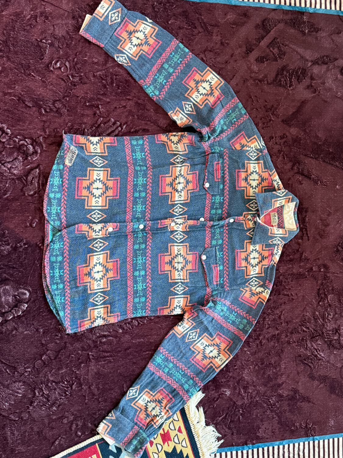 [M] 나바호 패턴 웨스턴 셔츠 GBL&CO  상품이미지4