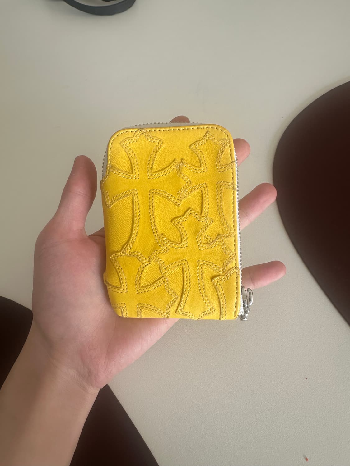 크롬하츠 원 트릴리언 레더 패치 지갑 코인월렛 상품이미지2