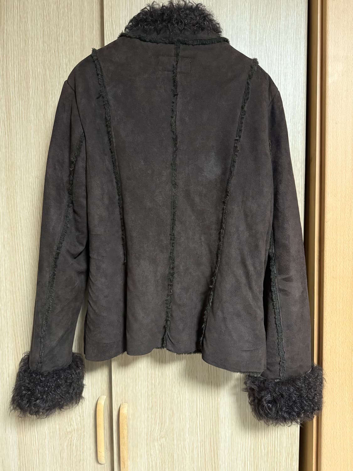 빈티지 브라운 무스탕 자켓 상품이미지2