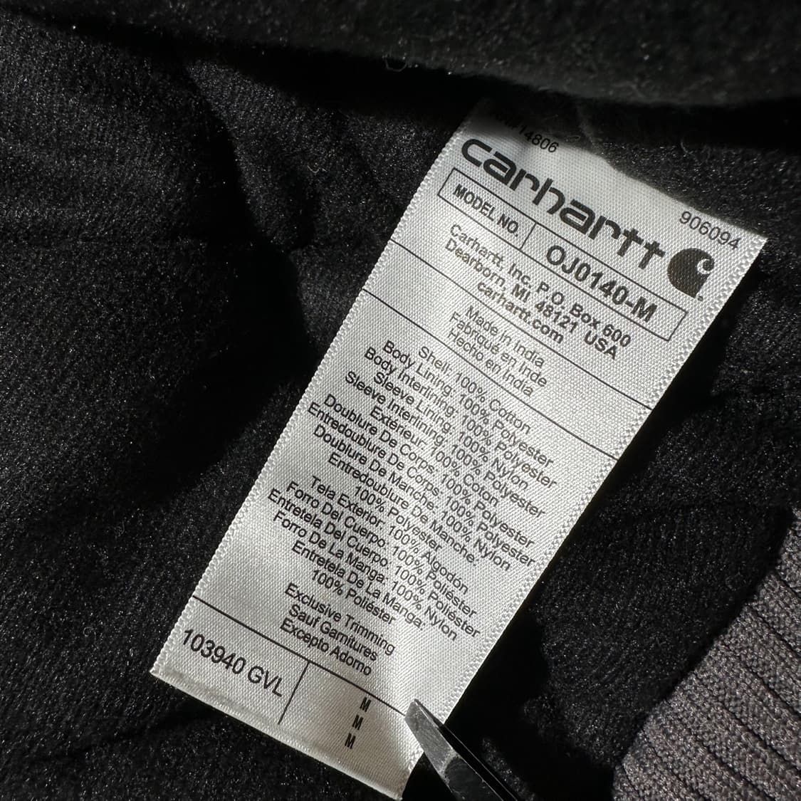 칼하트 덕 액티브 루즈핏 워크 후드 자켓 상품이미지8