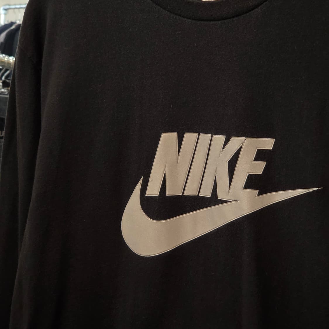 나이키 스우시 로고 블랙 롱슬리브 상품이미지3