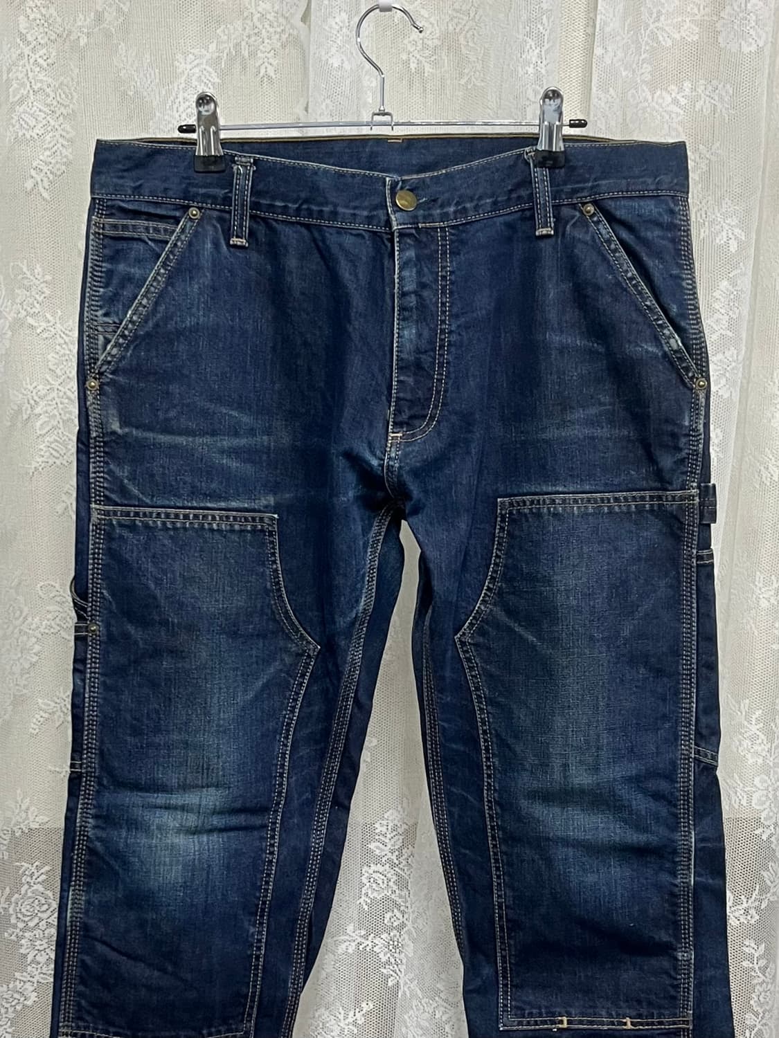 32) 칼하트 더블니 카펜터 데님 팬츠 상품이미지3