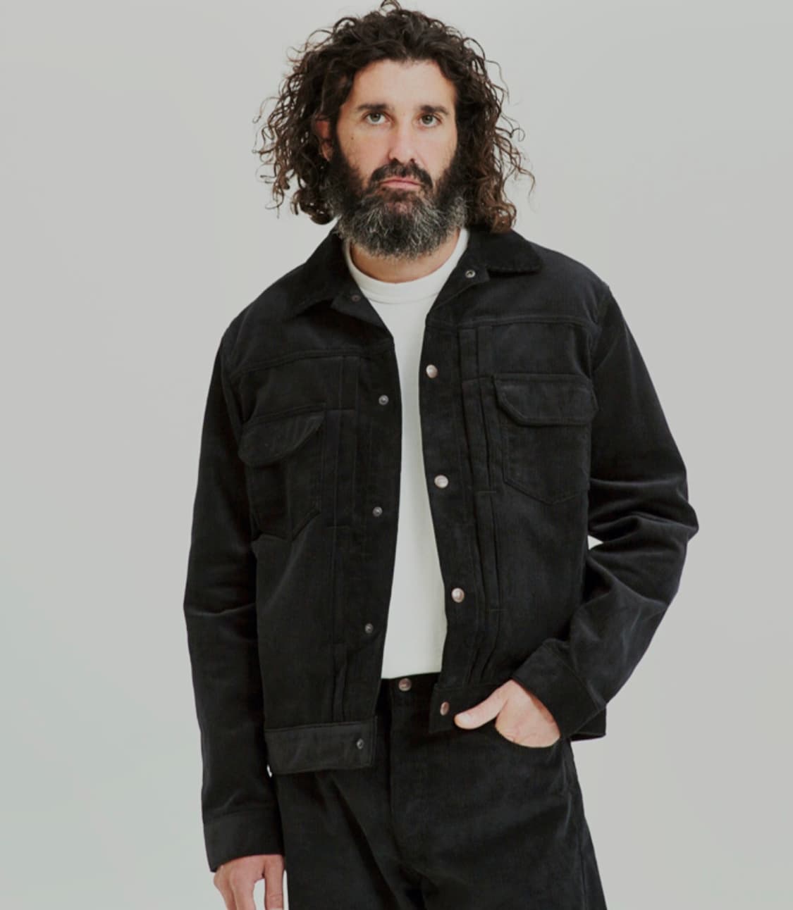 유니폼브릿지 코듀로이 트러커 자켓 L 상품이미지1