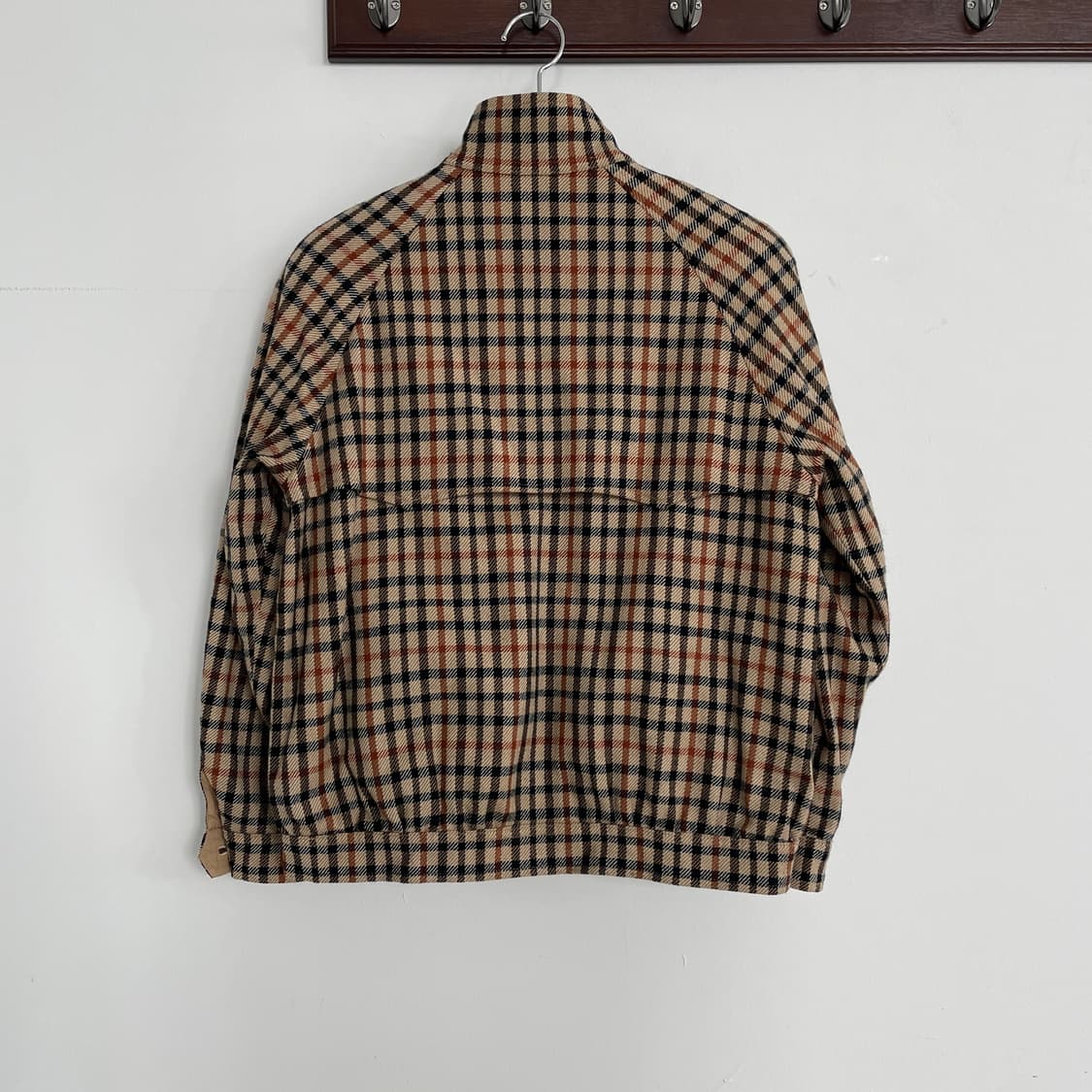 닥스 체크 & 베이지 양면 리버시블 블루종 상품이미지2