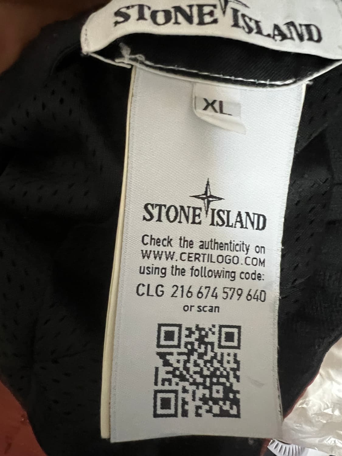 스톤아일랜드 오렌지  나일론 볼캡 XL 상품이미지2