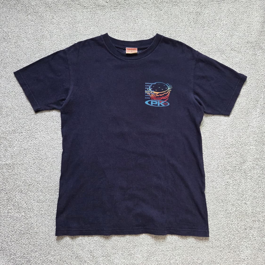 PK Burgers 빈티지 반팔 티셔츠 M-L(95-100) 상품이미지2