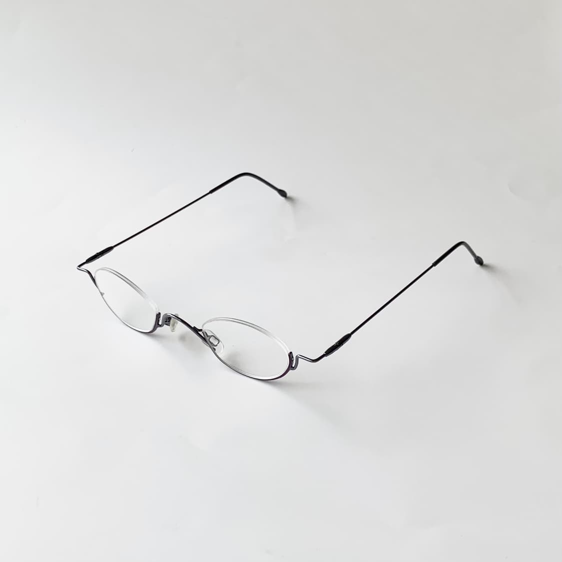 884 데드스탁 빈티지안경 역반무테 초경량 미니멀 픽키 상품이미지3