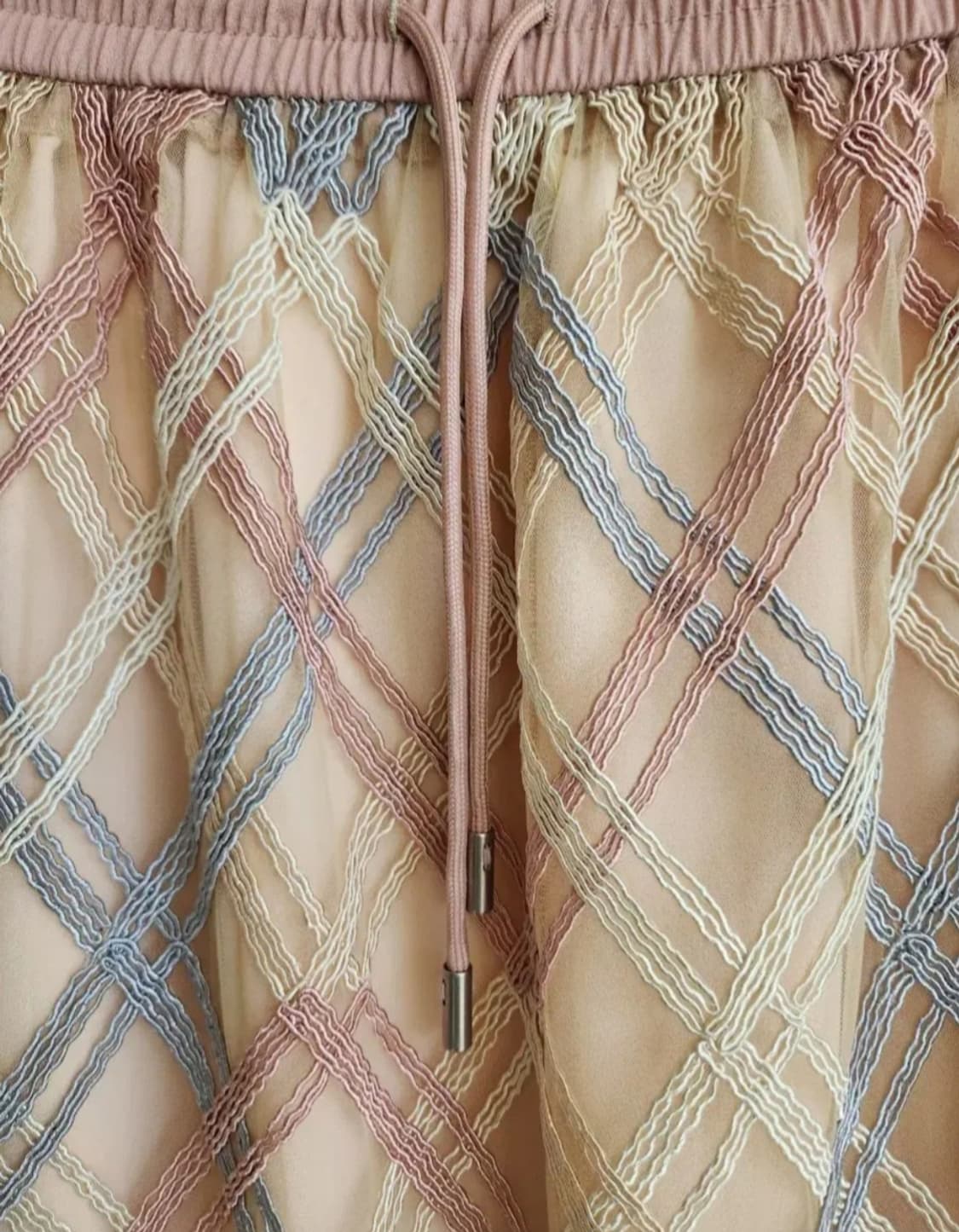 오즈세컨 티어드 밴딩 스커트 61사이즈(44사이즈) 상품이미지5