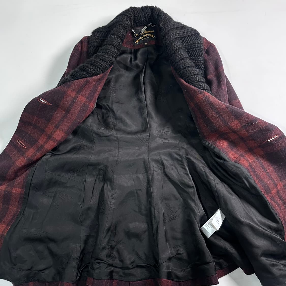 비비안웨스트우드 체크코트  상품이미지5