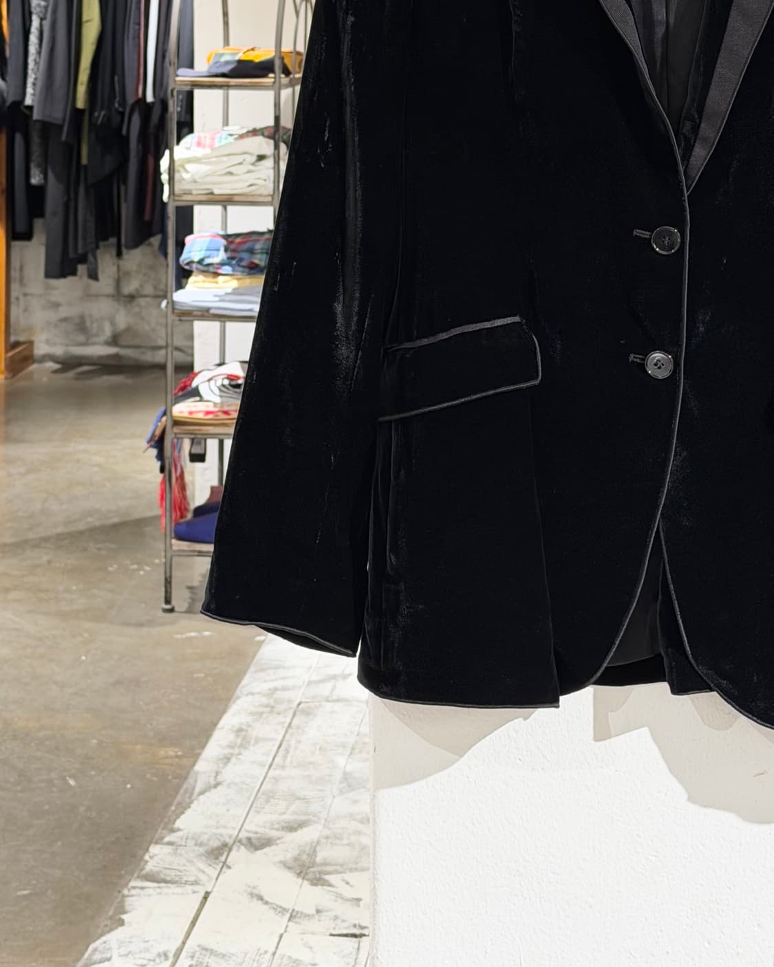 돌체앤가바나 블랙 벨루어 아카이브 블레이저 상품이미지5