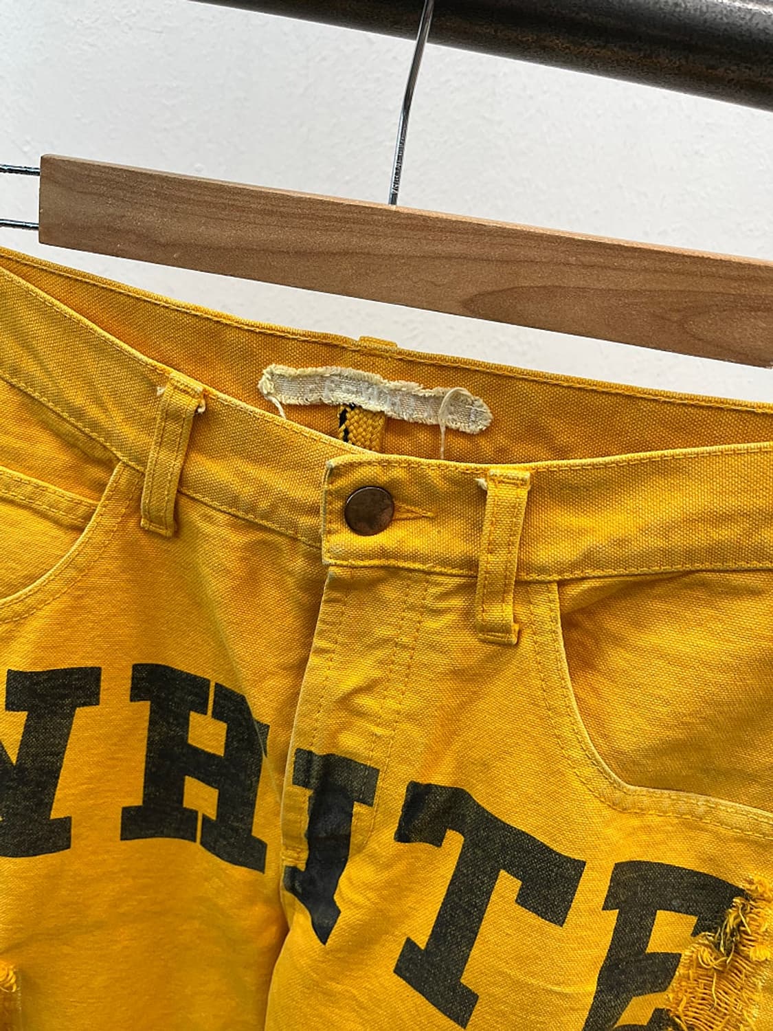 32) 오프화이트 옐로 디스 워크진 상품이미지7