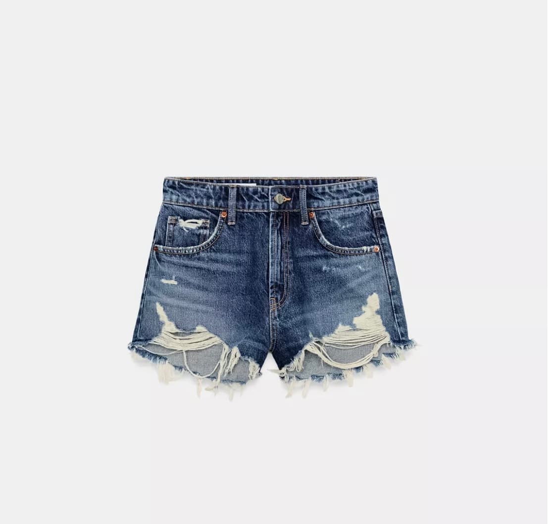 자라 데님 쇼츠 L 상품이미지1