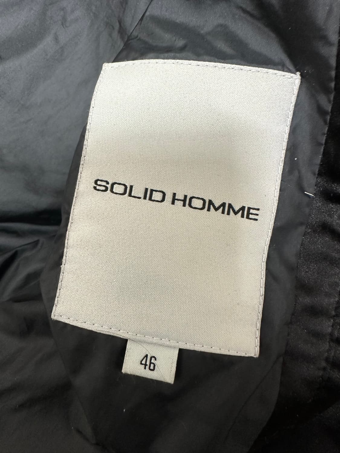 솔리드옴므 우영미 구스다운 봄버 점퍼 상품이미지6