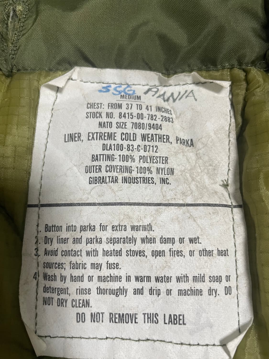 미사용 m65 피쉬테일 데드스탁 M 세트 상품이미지7