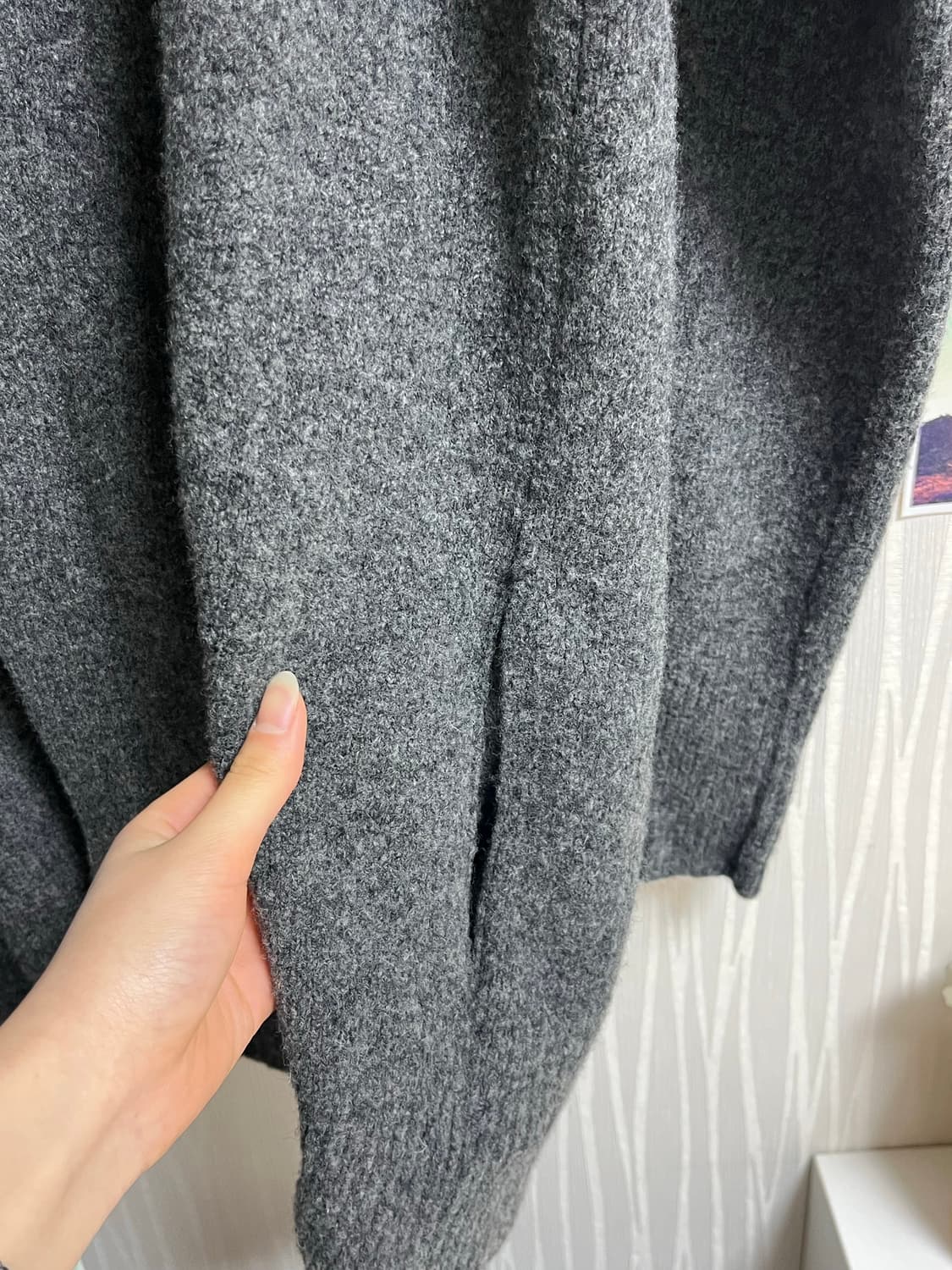 준지 그레이 모 가디건 상품이미지3