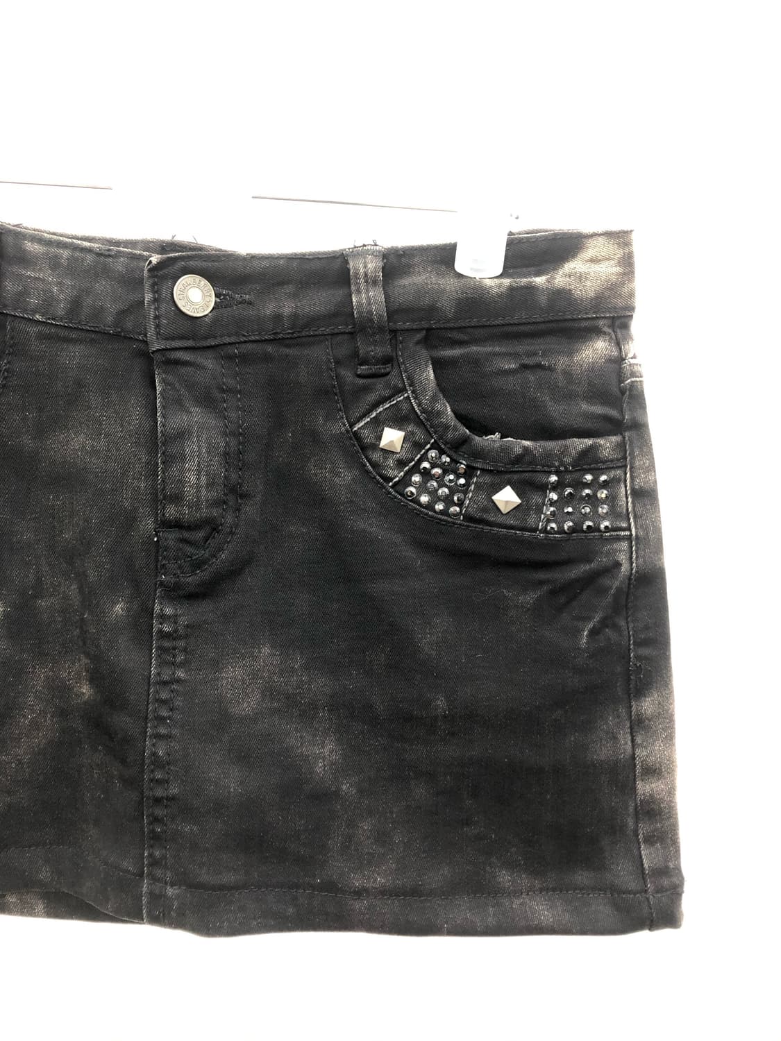 black wash stud detail mini skirt(예약중) 상품이미지4