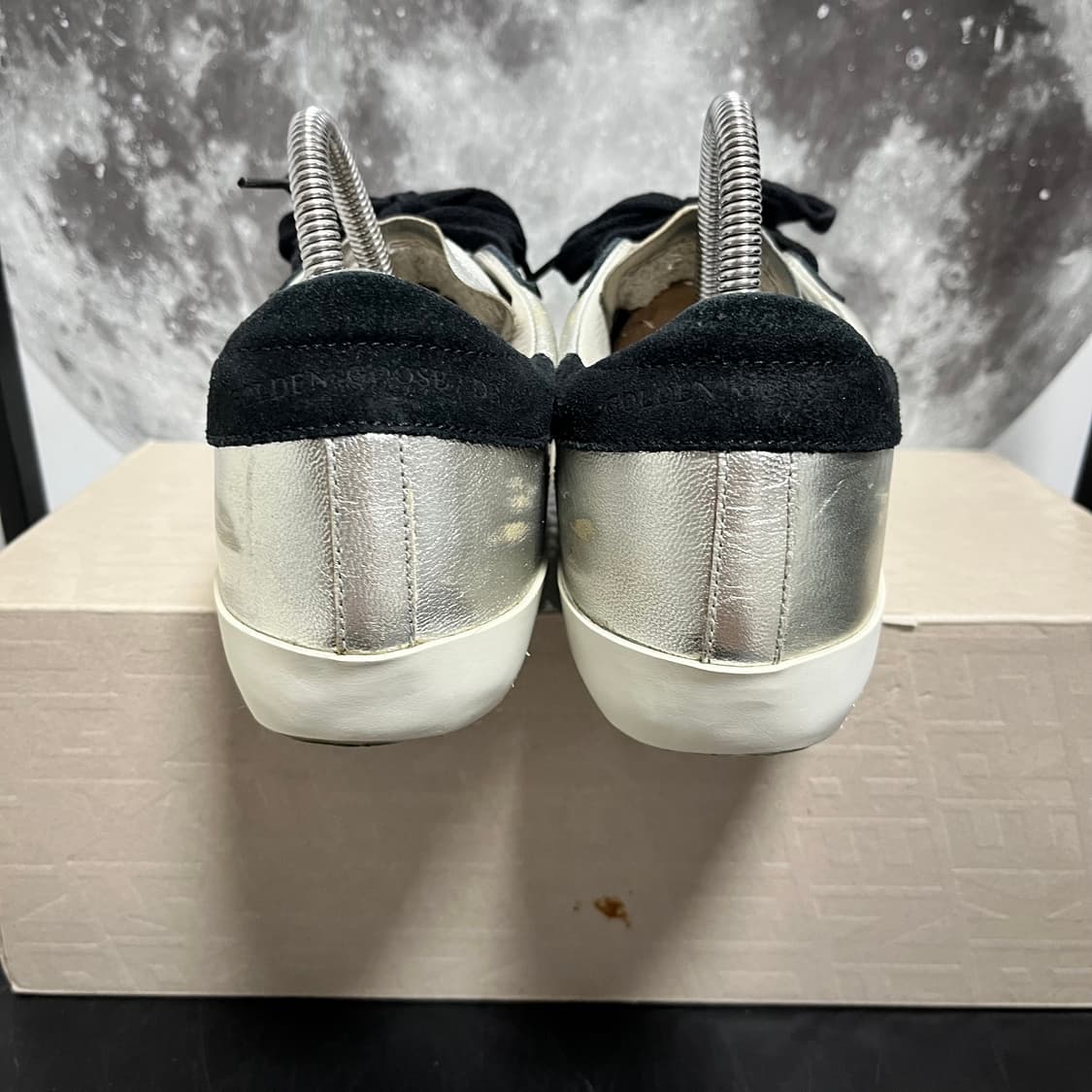 정품 36) 골든구스 실버 블랙 스니커즈 230~235 상품이미지4