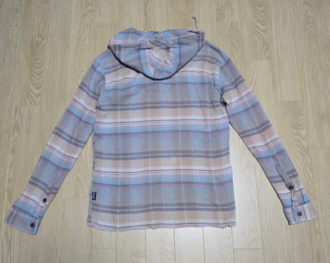 파타고니아 스트라이프 체크 후드 집업 S  상품이미지4