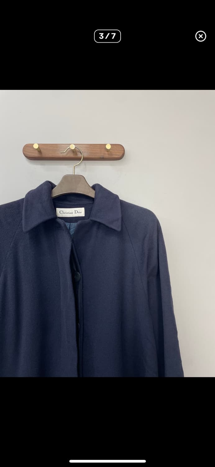 크리스챤 디올 네이비 롱 코트 A3457 상품이미지3