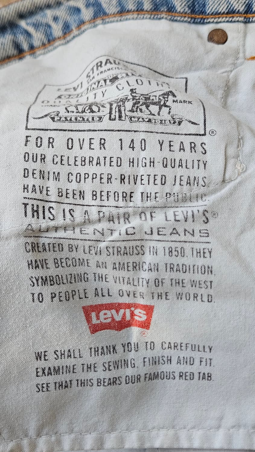 ​[Made in USA] 리바이스 오리지널 550 / 27추천 상품이미지7