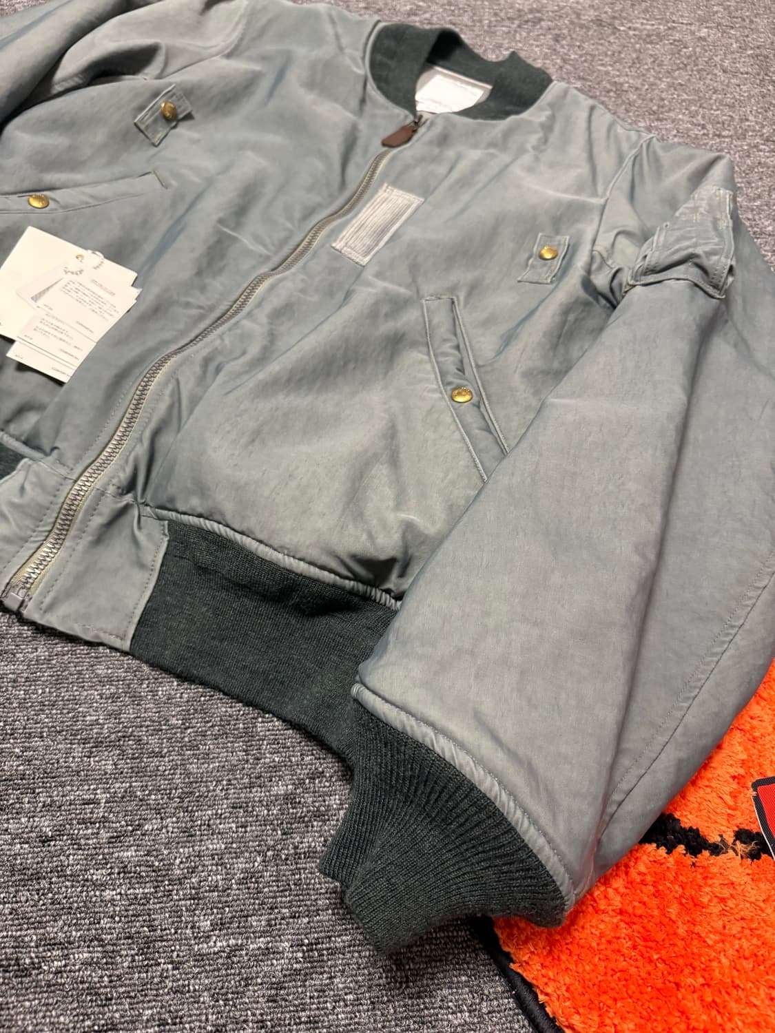 [5] 비즈빔 15AW 토르손 성조기 봄버 초판 상품이미지4