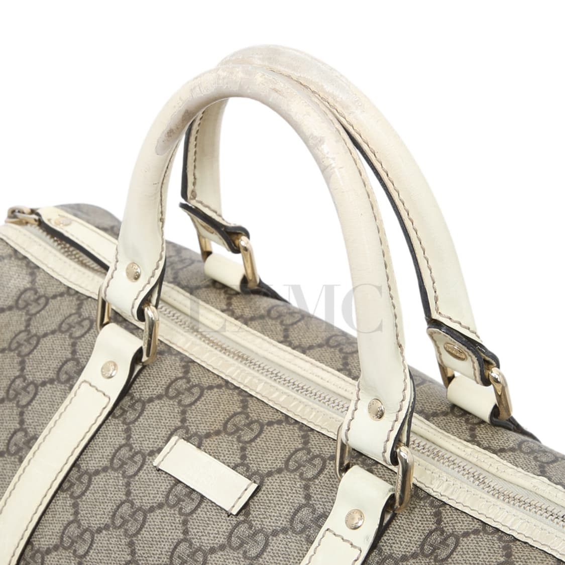구찌 보스턴백 GG 화이트 PVC 토트 193603 상품이미지5