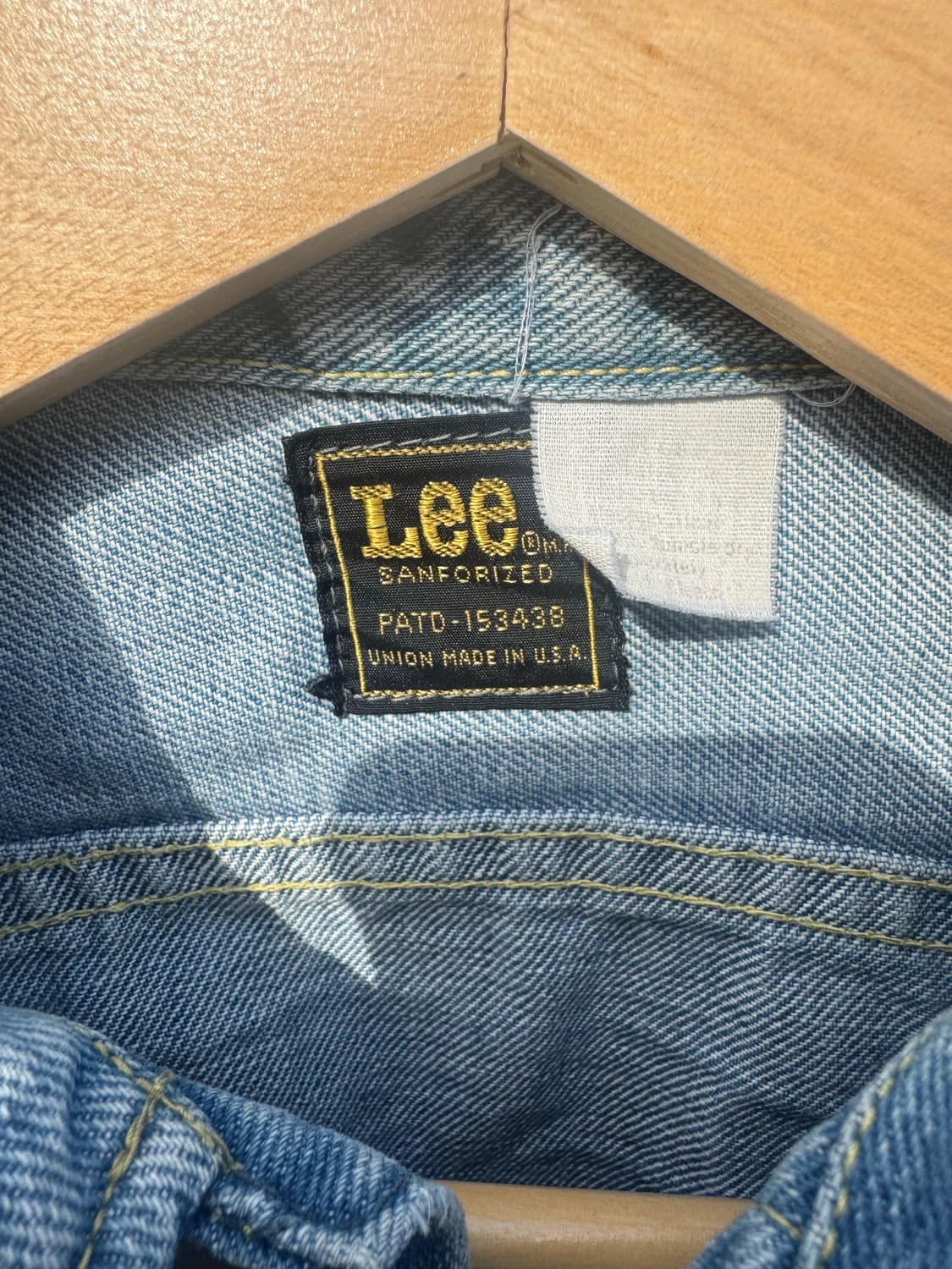 70s lee 빈티지 101-j 여성 데님 트러커 자켓 상품이미지6