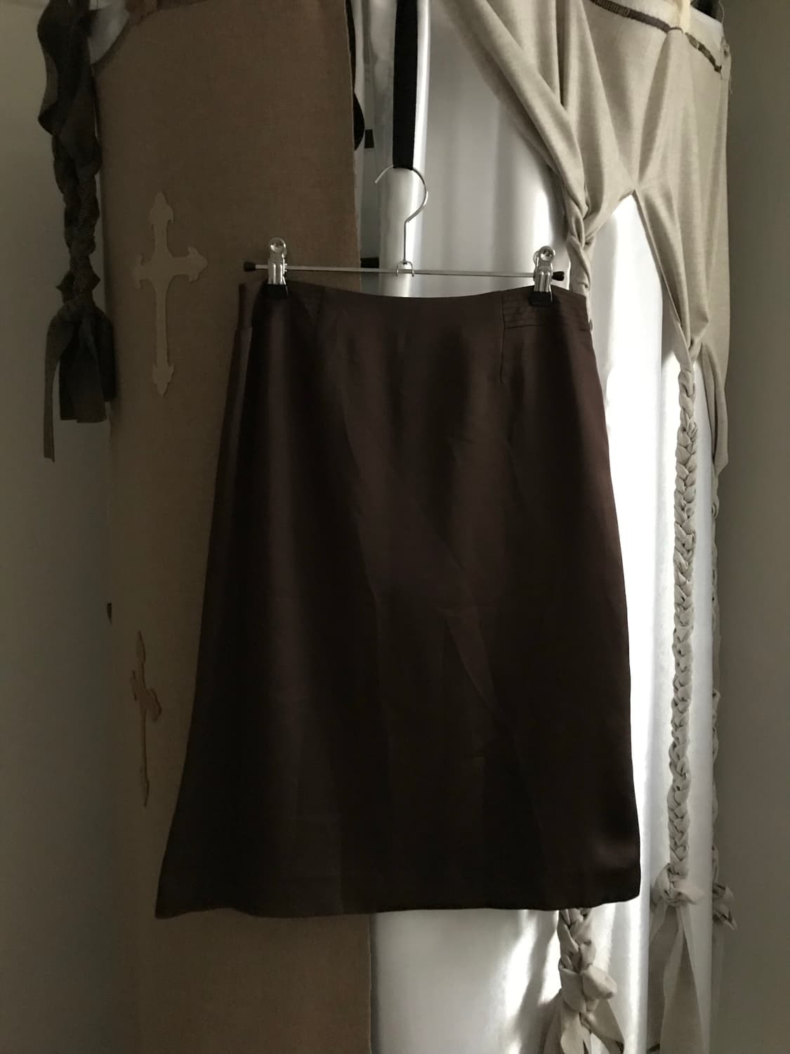vintge brown skirt 상품이미지6